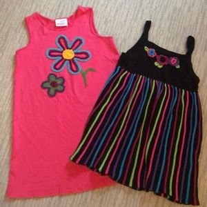 Hanna Andersson Pink and Black Kids Dresses